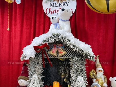 Bộ chữ NOEL xí ngầu vuông [Bằng gỗ - Dày] CHUGO-17
